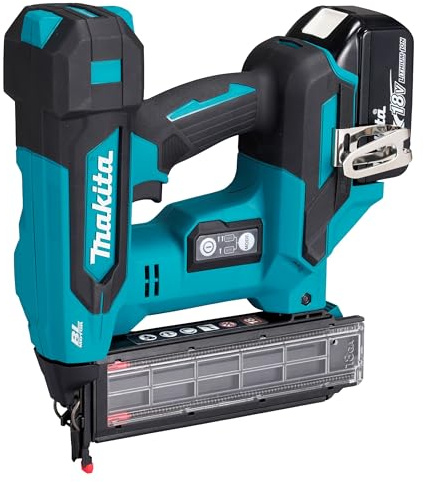 Makita DBN501RTJ Cordless Compressed Head Nailer 50 mm 18 V / 5.0 Ah 2 Batteries + Charger in Makpac