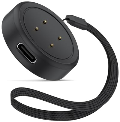 Oumida Ladegerät für Google Pixel Watch 2 Ladegerät, USB Ladestation Nur für Google Pixel Watch 2(Kabel Nicht enthalten) (Schwarz)