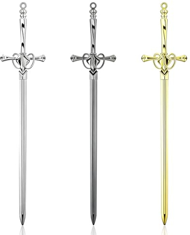 3 Stück Brieföffner Schwert, Brieföffner,Metall Letter Opener,für Umschläge & Büromaterial