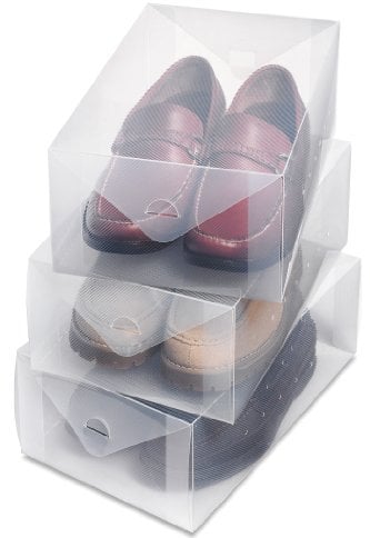 Whitmor Clear Vue, Men's Shoe Box (3-Set)