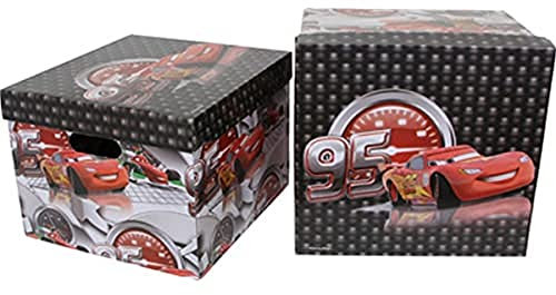 small foot company 9195 Cars Aufbewahrungsbox, 2-er Set/F