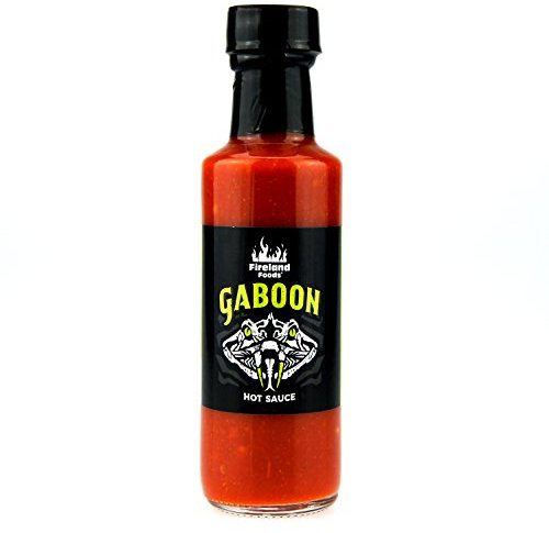 Fireland Foods - Gaboon Hot-Sauce - Mit der schärfsten Chili der Welt - Carolina Reaper und Moruga - 100ml