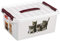 Curver Haustier-Dekor-Kasten 15 ltr, Plastik, transparent, 1.1 x 1.1 cm, 75-Einheiten
