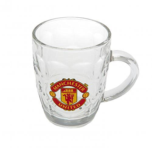 Official Manchester United FC Glass Tankard