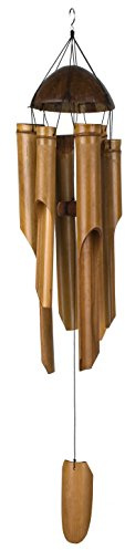 Woodstock Chimes Carillon en Bambou Demi Noix de Coco