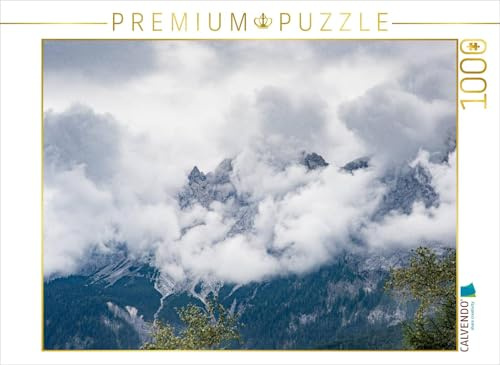 CALVENDO Puzzle Blick auf die Zugspitze. | 1000 Teile Lege-Größe 64 x 48 cm Foto-Puzzle für glückliche Stunden