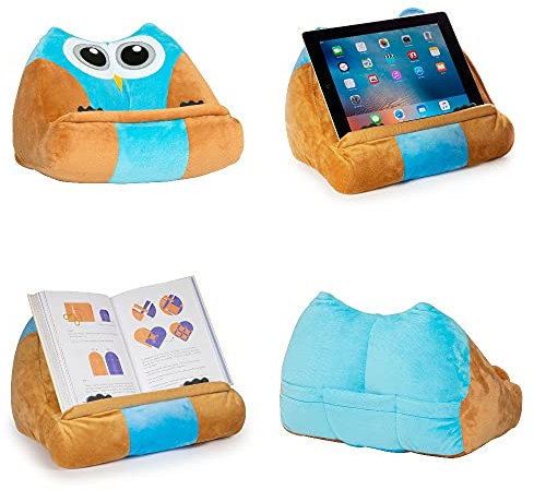 Cuddly Reader Soporte para iPad | Soporte para Tableta | Soporte para Libros | Almohada de Lectura | Leer en la Cama en Casa | Soporte Cojín para Tableta | Regalo para Lectores