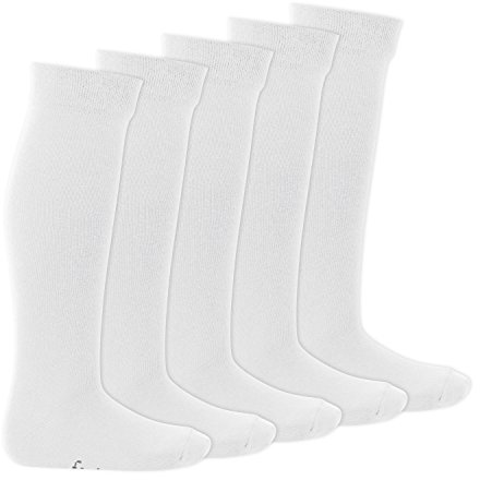 Footstar Kinder Kniestrümpfe (5 Paar) EVERYDAY! - Weiß 27-30