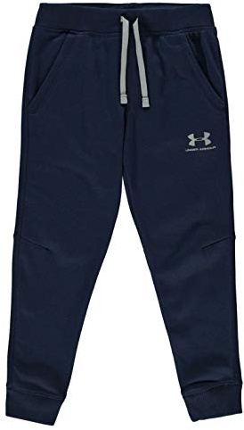 Under Armour UNDKU Kids EU Cotton Fleece Jogger Trousers - Academy//Steel (408), YMD