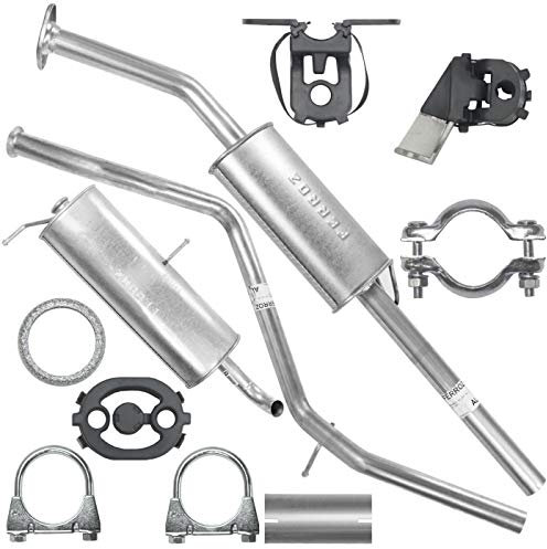 Adamot Auspuffanlage Schalldämpferset Auspuff für C4 1 I 1.6i 16V 307 1.6i 16V