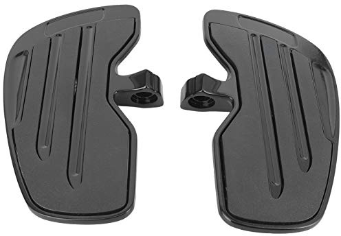 Marchepieds avant, Plancher Avant en Aluminium pour Cavalier, Repose-pieds pour Indian Scout 2015-2021/Scout Sixty 2016-2021/Scout Bobber 2018-2021(Noir)