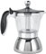Caffettiera, Design Trasparente Fornello Caffettiera Calore per Cappuccino Macchiato E Moka per Home Office Hotel Ristorante