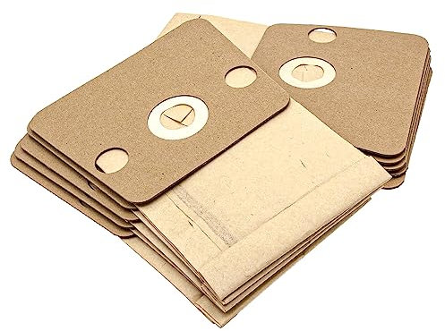 vhbw 10x Sacs compatible avec Rowenta ZR 480 aspirateur - papier, 22cm x 16,5cm, couleur sable
