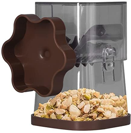 Manuelles Nuss Hacker Hand Kurbel Nuss Mühle Nuss Hacker Mixer Handheld Nusshacker für Mandeln Haselnüsse Pekannüsse Kaffee (braun)