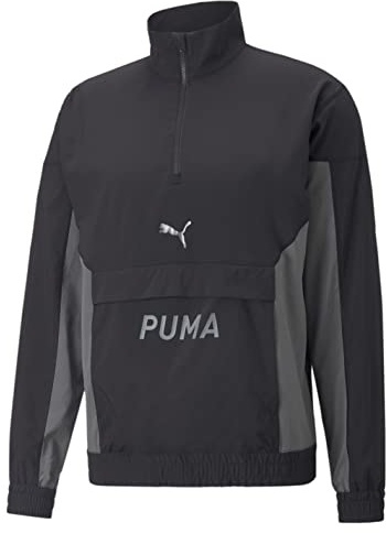 PUMA Fit Woven Halfzip Sweatshirt Herren