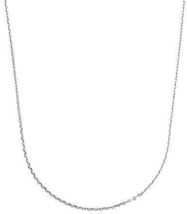 Amor Collier 925 Sterling Silber Unisex Damen Herren Halsschmuck, 42 cm, Silber, Kommt in Schmuck Geschenk Box, 2017795