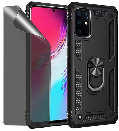 CLYDITE Hülle für Samsung Galaxy S20 Plus Hülle Schwarz handyHülle mit Anti-Spähen Privatsphäre Schützen Folie Blickschutzfolie