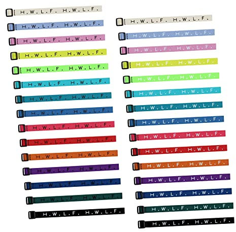 FUNRUN JEWELRY WWJD HWLF Armbänder What Would Jesus Do He Would Love First Woven Wristbands for Men Women Religious Christian W.W.J.D Bracelet for Fundraisers, 30 Pcs, 9 8 inch, Polyester, Kein