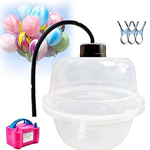 Ballonfüllwerkzeug, Durchmesser 46 cm, für Hochzeit, Geburtstag, Party, Rosenstrauß, kleines Spielzeug, Stuffer, DIY-Ballon-Expander, Ballon-Stopfmaschine (White)