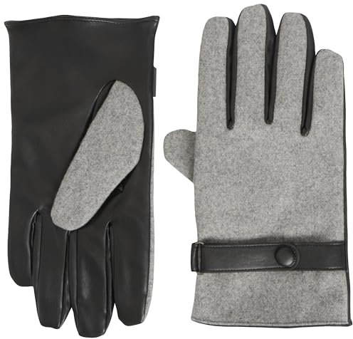 JACK & JONES Herren Jaclathi Gloves Handschuhe 12240251 ,Grau ,S-M