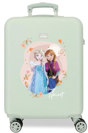 Disney Strong Spirit Green Kabinenkoffer 38 x 55 x 20 cm starres ABS-Seitenkombinationsschloss 34 l 2 kg 4 Doppelrollen Handgepäck