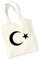 Huuraa Tasche Türkei Halbmond und Stern Geschenk 10 Liter Natural Baumwolle Türkei Accessoire