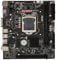 Placa Base M ATX, Placa Base de Computadora de Escritorio Compatible con LGA 1151, DDR4 SO DIMM de Doble Canal, con Interfaz de Disco Duro M.2, SATA3.0