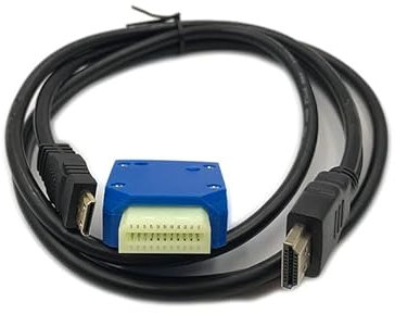 YANHAO [Pièces détachées pour Jeux vidéo] for Nintendo Gamecube Mini Adaptateur Compatible HDMI avec câble Compatible HDMI 5FT for NGC (Color : HD Cable Adapter)