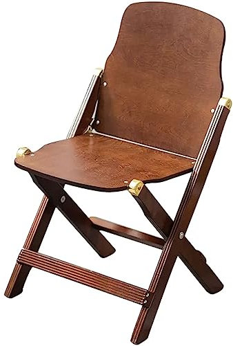 Silla plegable de madera americana con respaldo retro americano, silla de salón para balcón, silla plegable para cafetería, silla de comedor