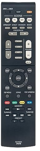 ALLIMITY RAV534 ZP45780 Ersatz Fernbedienung passend für Yamaha Audio System HTR-3069 RX-V483 RX-V485 RX-V579 RX-V583 RX-V581 RAV534-ZP45780