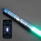 G4E Lightsaber with Bluetooth App, Smooth Swing, 16 Sound fonts, Infinite RGB Colour Change, Motion Control. Upgraded RGB v3.0. Light Saber For Adults and Cosplay. (2-Tone RGB (Blue))