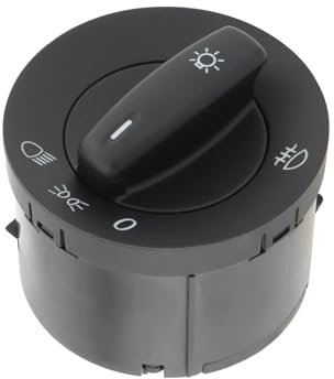 VGOL Interruptor de Control de Faros de Coche Accesorio de Interruptor de Control de Luz Antiniebla 1K0941431B Compatible con Volkswagen Golf 5 Compatible con Jetta Compatible con Passat