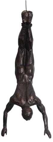 Wpsagek Herren Klettermann Wandskulptur, Wanddeko Modern Skulptur Für Wohnzimmer, Herren Figur Climbers Wanddekoration, Harz