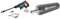 GARDENA 14800-55 Akku Mitteldruckreiniger AquaClean 24/18V P4A Solo, Grauanthrazittürkisorange, 24 bar, Grau;anthrazit;türkis;orange & Rotationsdüse AquaClean