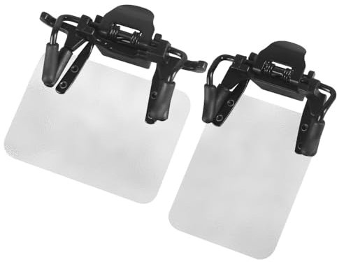 DONGKER Patch pour Lunette de Tir 3×4cm,2 Pcs Cache-œil de Tir Lunettes de Tir,Angle Réglable a 180 °,pour Entraînement Sportif et Tir