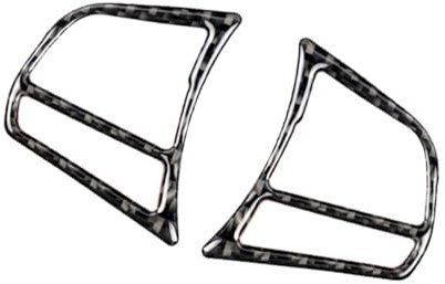 Mobestech Carbonfaser-knopfaufkleber-set Für / /f32/f34 Einfach Anzubringende Auto-styling-aufkleber (grau)