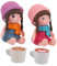 UPKOCH Miniatur-kaffeetassen Für Puppenhaus- 4 Stück Mini-harzbecher Harz-mini-kaffeetasse-Ornament-Set