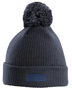New Era Beanie FC Schalke 04 Wintermütze S04 + Digni Sticker, sylische Strickmütze in dezentem dunkleblauen Farbton kalte Jahreszeit, Im Stadion oder in der Freizeit