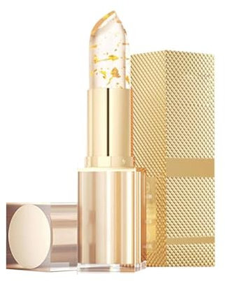 Color Changing Lipstick, Temperatur Lippenstift,Lang Anhaltender Feuchtigkeitsspendender Temperatur ändern Farbe Lippenbalsam,Crystal Jelly Lippenstift,Wasserdicht und nicht leicht zu verblassen (1PC)