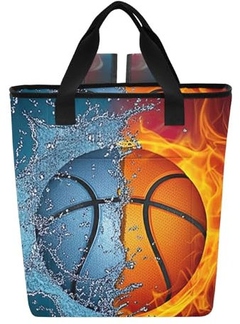 Joitme Basketball-Kühltasche für 36 Dosen, isolierte Tragetaschen mit Lerngriff, Kühlrucksack