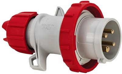 Fanton 70164V Fiche CEE IP67, 32A 3P+T, câblage à vis