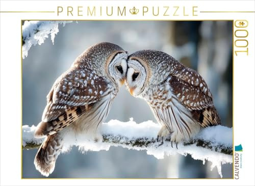 Puzzle · Gemeinsam durch den Winter | Stille Wächter des Waldes · 1000 Teile · Lege-Größe 64 × 48 cm · CALVENDO Puzzle