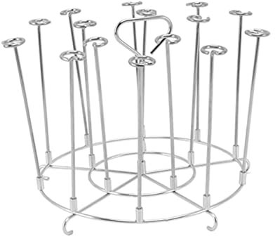 SUPYINI 8QT Skewer Stand Racks for Ninja Foodi Fryer with Stainless Steel Grilling Skewer Stand, Reusable and Easy to, Dishwasher Safe, for Kebabs, 21 x 16cm