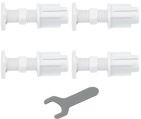 No Drill Blinds for Windows, 4 Roller Blind Fittings With Wrench, Blinds Window Roller No Drilling, Easy Installation, No Tools Required, Durable Mounting Brackets for Window Coverings