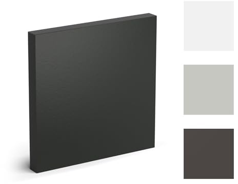 Platten HPL 50x70 cm - 10 mm dick (Schwarz), langlebig,Solide, feuchtigkeitsbeständig, Vollkernplatten, Badezimmerarbeitsplatte, Arbeitsplatte