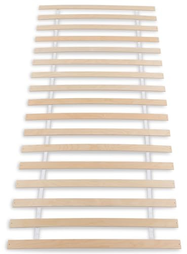 IDIMEX PASIA Lattenrost 100 x 200 cm, Natur - Rollrost aus hochwertigem Birke-Schichtholz, 17 stabile Federleisten, inklusive Montageschrauben, flexibel einsetzbar als Ersatz oder für Neubett