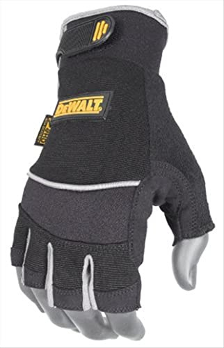 DEWALT DPG230XL Technicians Fingerless Synthetic Leather Glove, X-Large