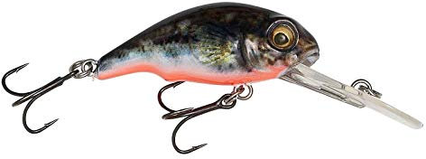 Savage Gear 3D Goby Crank - Wobbler, Farbe:UV Red & Black, Länge/Gewicht/Laufverhalten/Tauchtiefe:5cm / 7.0g / schwimmend / 1-1.4m