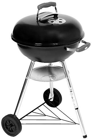 Weber 1221004 Compact Kettle - Barbacoa de carbón para principiantes (diámetro: 47 cm), color negro