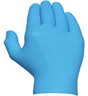 Juba 570 - Guantes deschable Nitrilo , con tacto TALLA, color azul, talla S